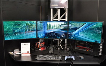 XFX triple display monitor